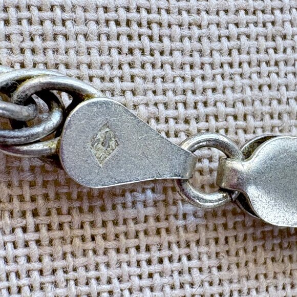 VTG Italy Sterling Silver 925 Heavy Rope Chain Lobster Clasp Necklace Size 29.5" - Picture 6 of 11